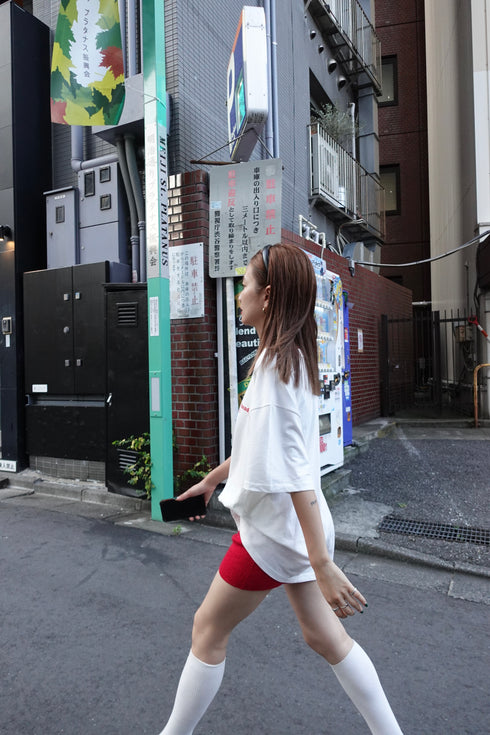 ウォッシュカラーロゴTee