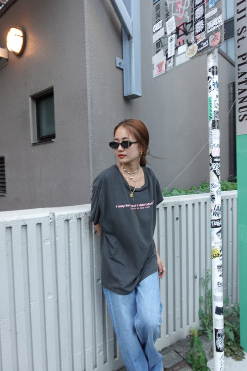 ウォッシュカラーロゴTee