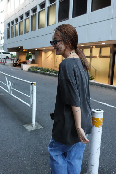 ウォッシュカラーロゴTee