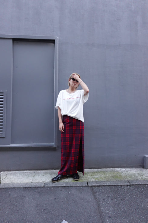 ウォッシュカラーロゴTee