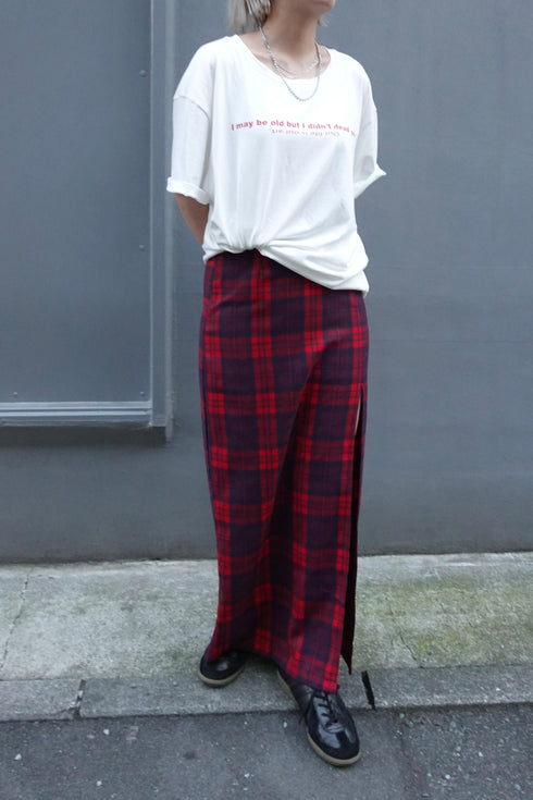 ウォッシュカラーロゴTee