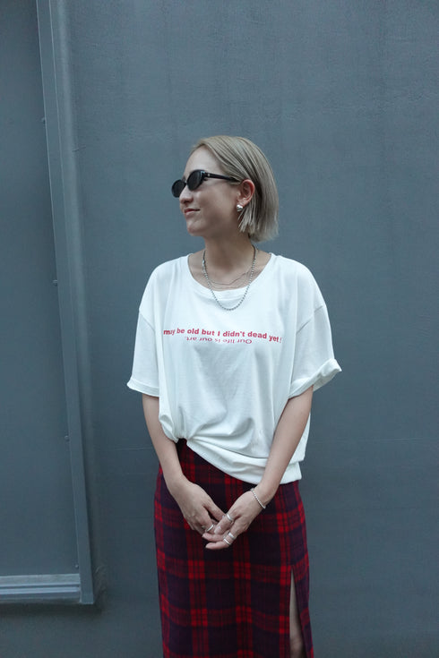 ウォッシュカラーロゴTee