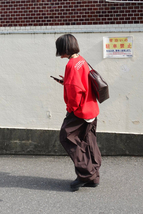 【追加:1月納品】エンブロイダリールーズスウェット