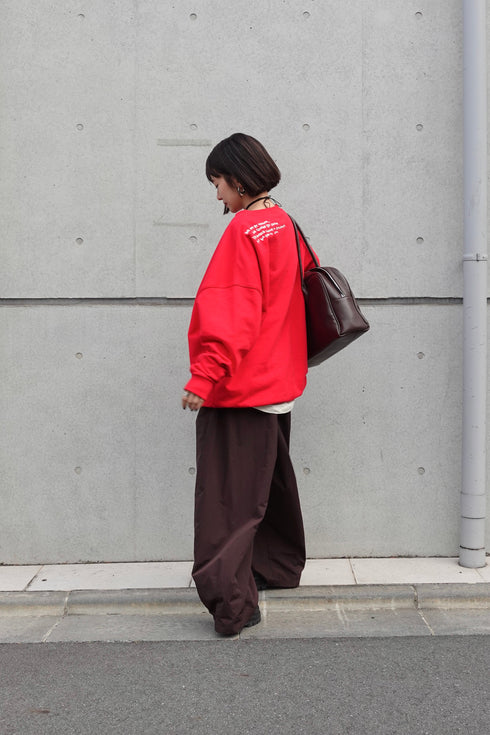 【追加:1月納品】エンブロイダリールーズスウェット