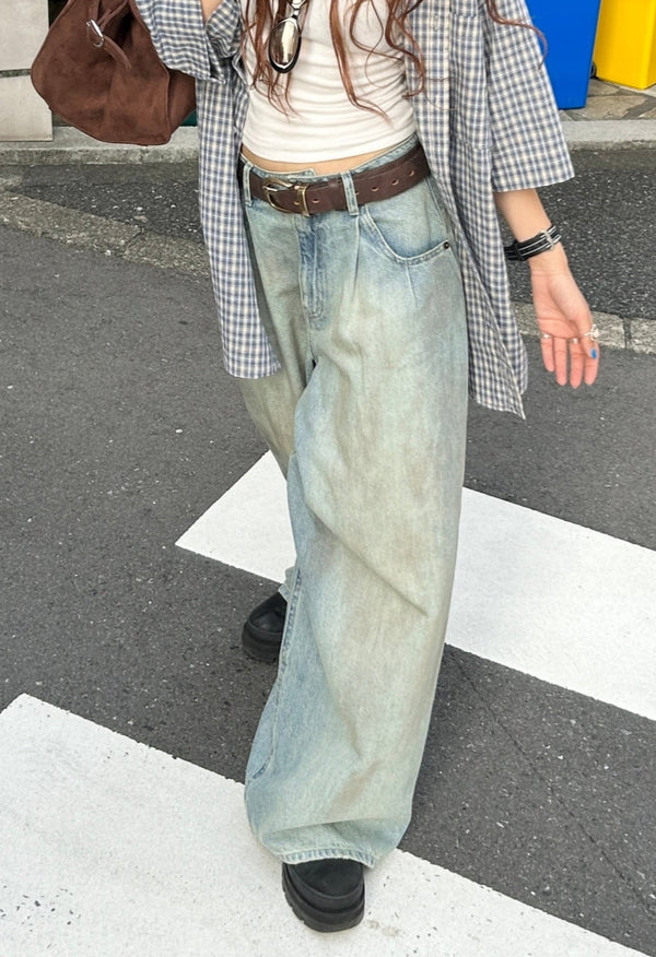 vintageウォッシュデニム