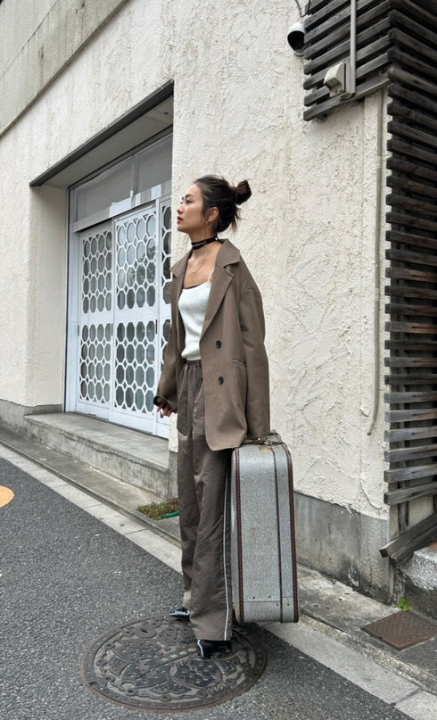 ナイロンラインパンツ