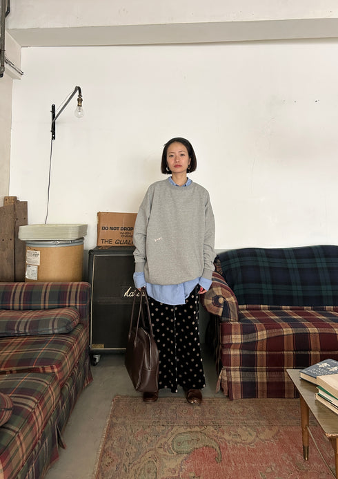 【追加:1月納品】エンブロイダリールーズスウェット