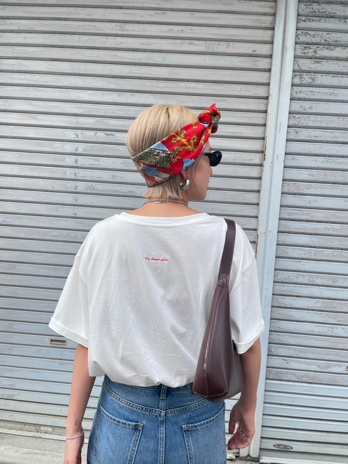 ウォッシュカラーロゴTee