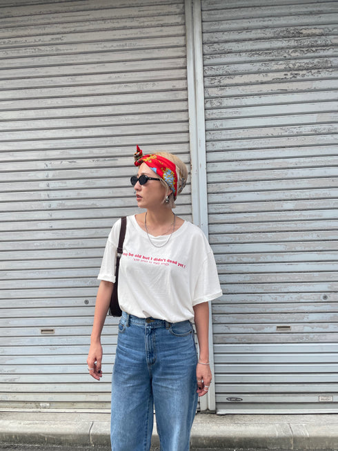 ウォッシュカラーロゴTee