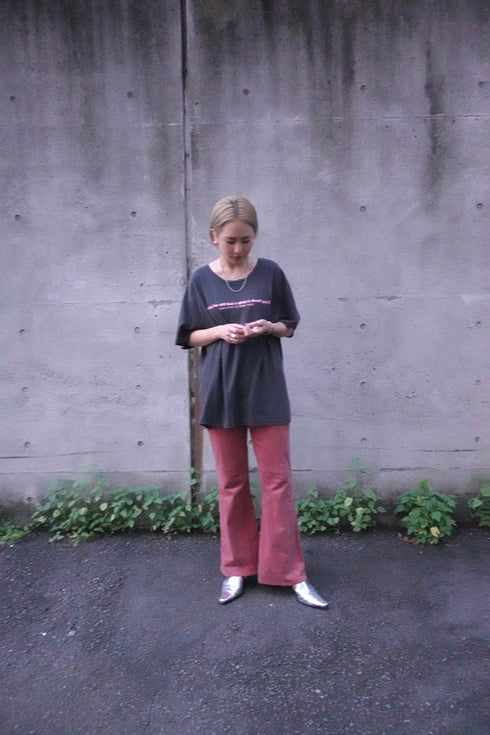 ウォッシュカラーロゴTee