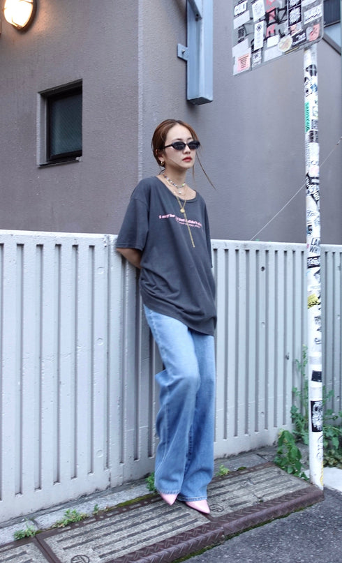 ウォッシュカラーロゴTee