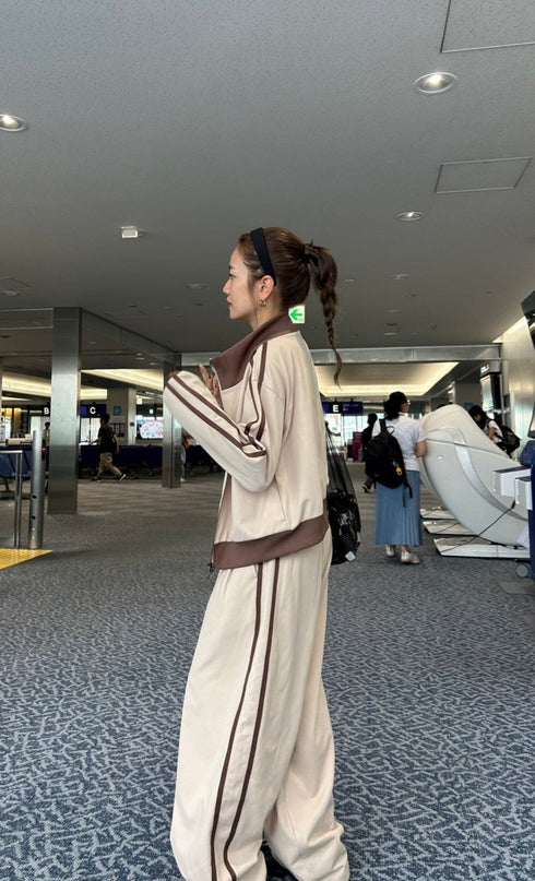 ラインボリュームパンツ