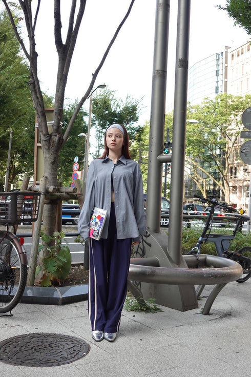 ラインボリュームパンツ