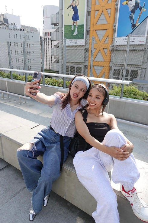 レオパードパッチボーイズデニム