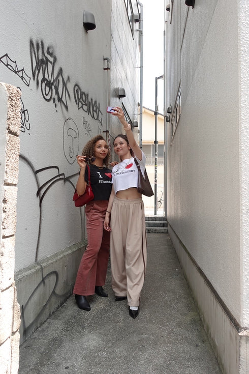 ラインボリュームパンツ