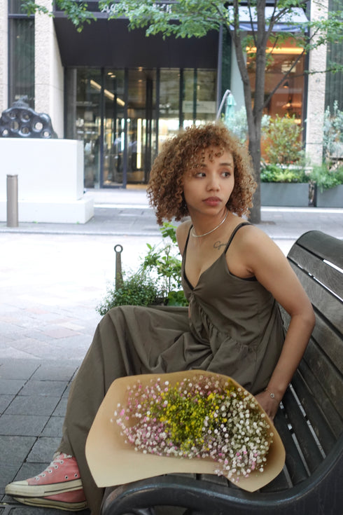 ナイロンキャミワンピース