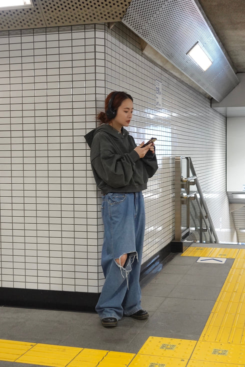 ヘビーウェイトショートパーカー