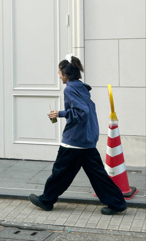 ボリュームチェック中綿ブルゾンSET