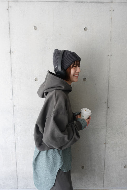 ヘビーウェイトショートパーカー