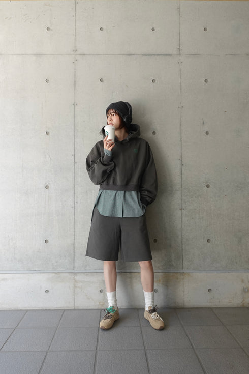 ヘビーウェイトショートパーカー