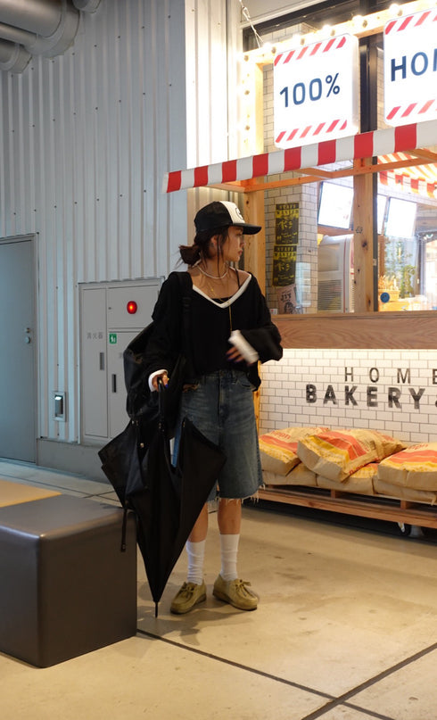 シアーVネックロンTee