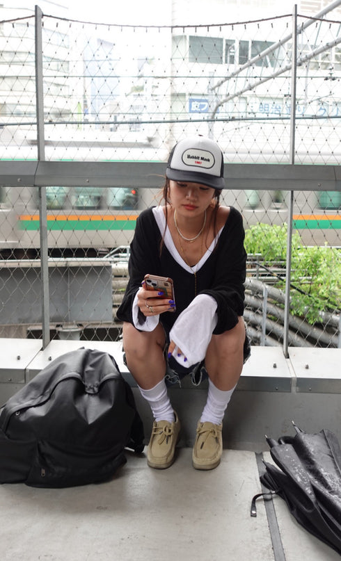 シアーVネックロンTee