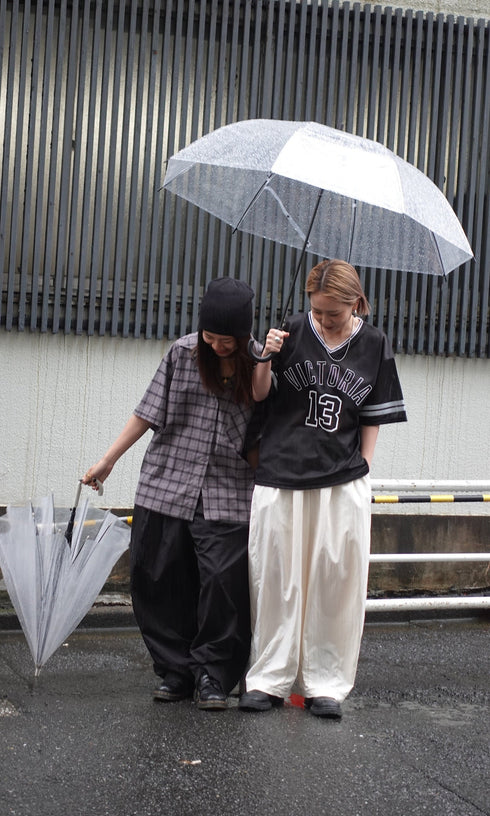 チェックハーフスリーブシャツ