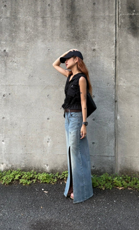 スリットデニムSK