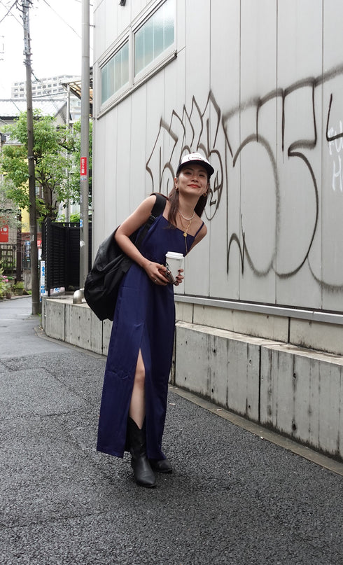 スリットキャミワンピース