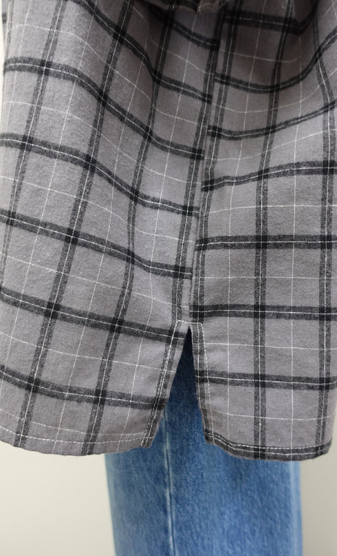 チェックハーフスリーブシャツ