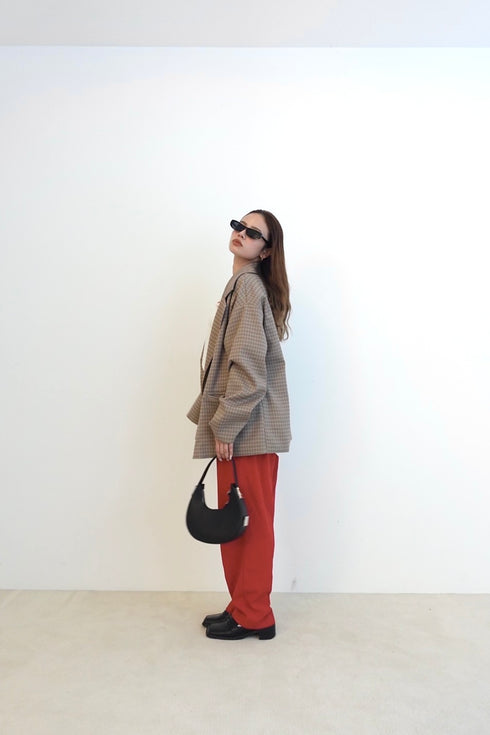 カラータックパンツ