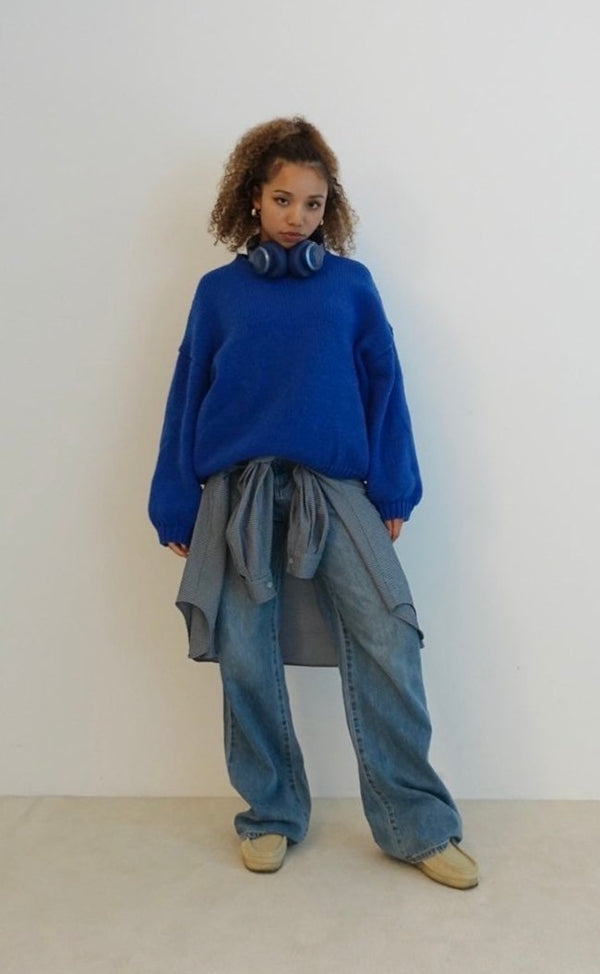 ルーズストレートデニム