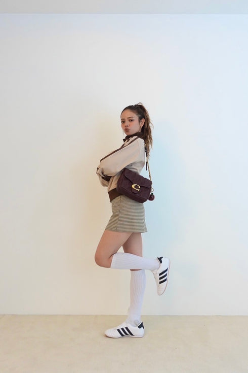 ダブルZIPラインブルゾン