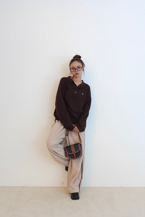 ラインボリュームパンツ