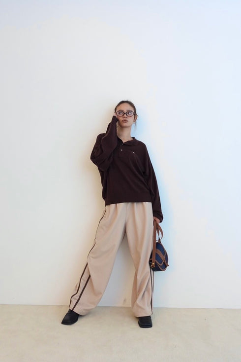 ラインボリュームパンツ