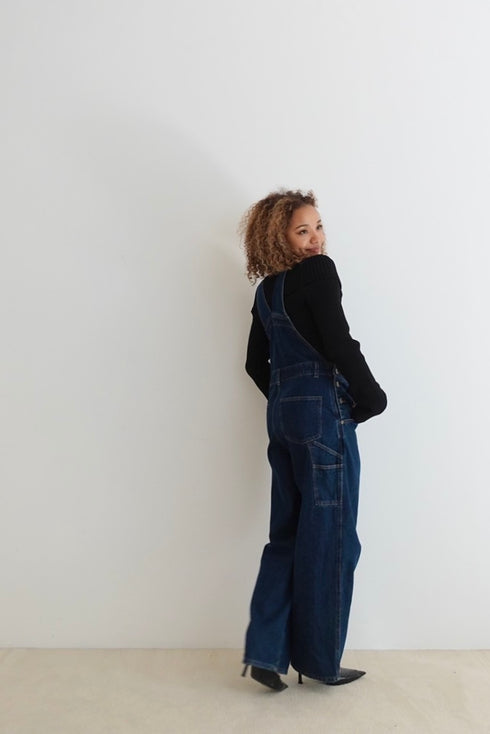 オフショルリブニット