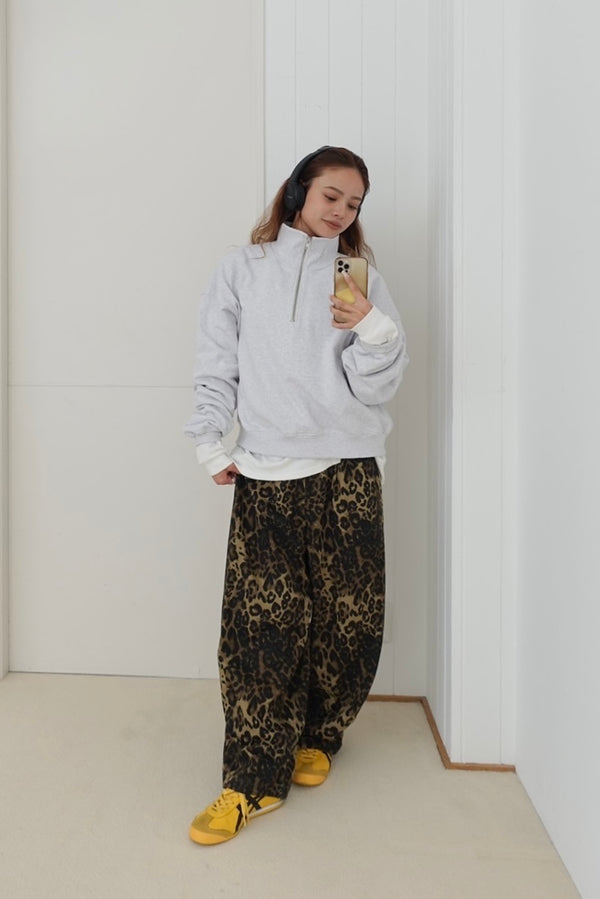 【追加予約!1月中旬~下旬発送予定】レオパードボリュームパンツ