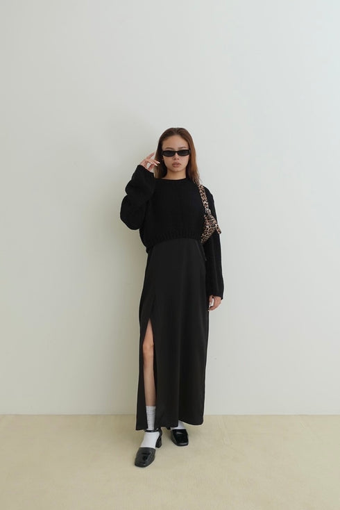 スリットキャミワンピース