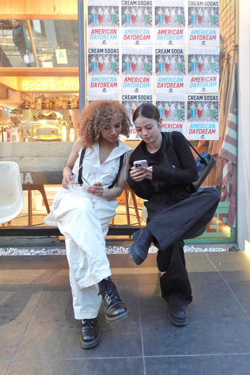 ダブルジップノースリパーカー