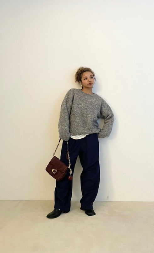 ラインボリュームパンツ