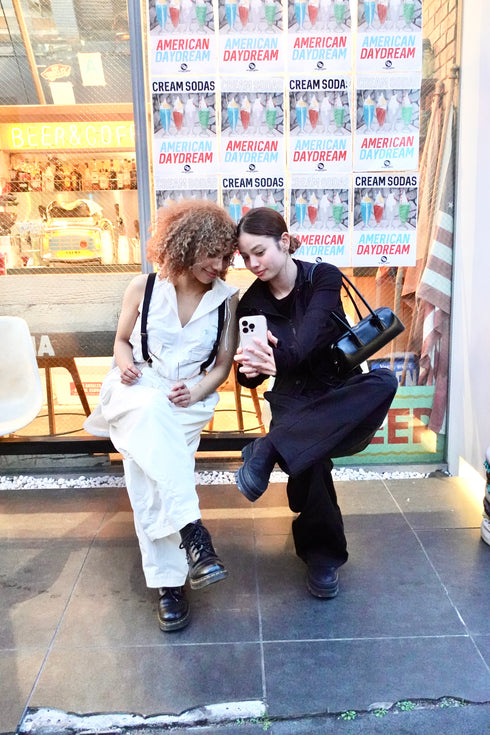 ダブルジップノースリパーカー