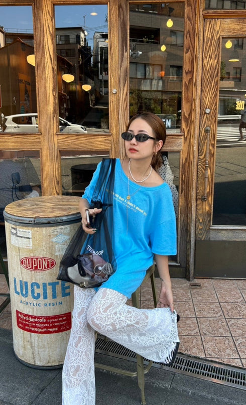 ウォッシュカラーロゴTee