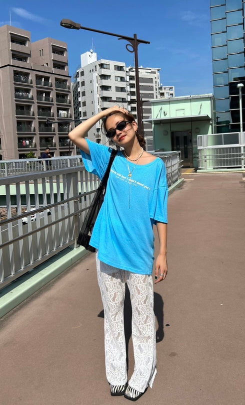 ウォッシュカラーロゴTee