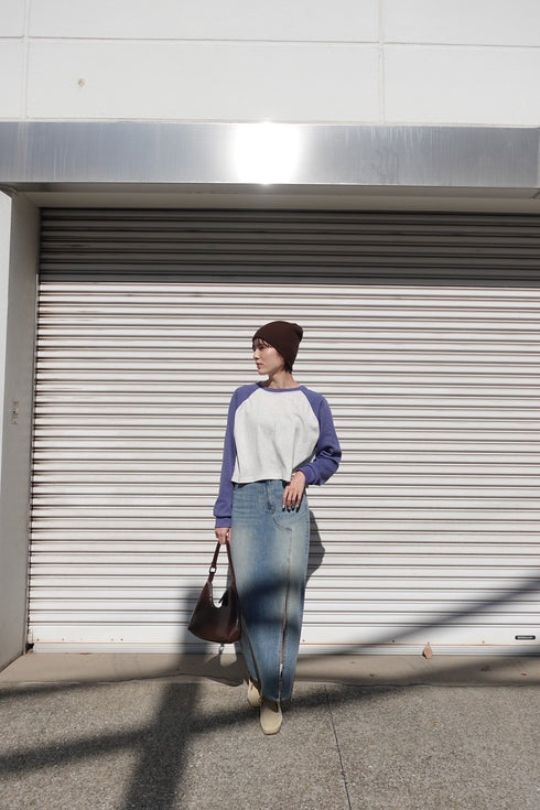 刺繍ラグランロンTee