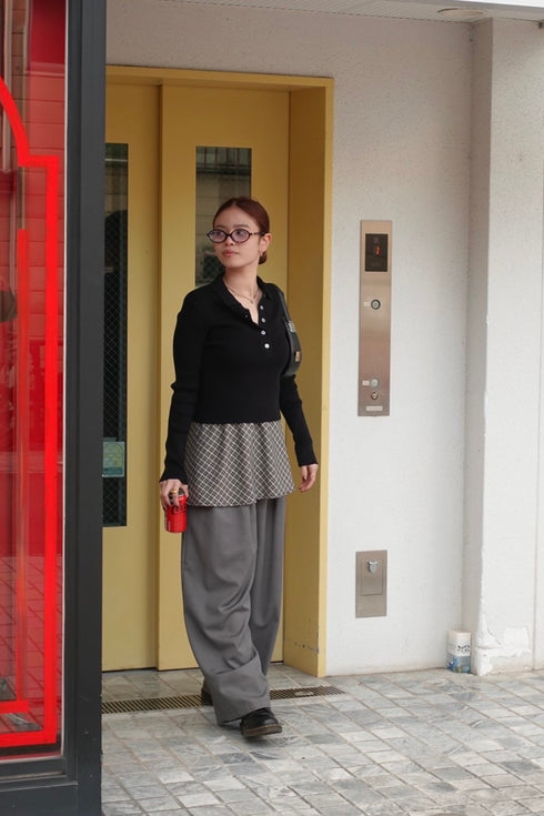 レイヤードミニスカート