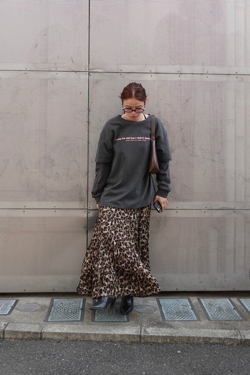 ウォッシュカラーロゴTee