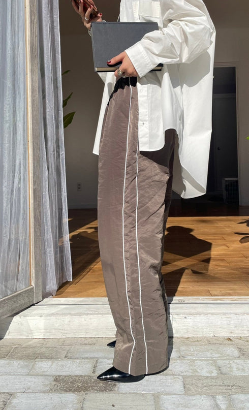 ナイロンラインパンツ