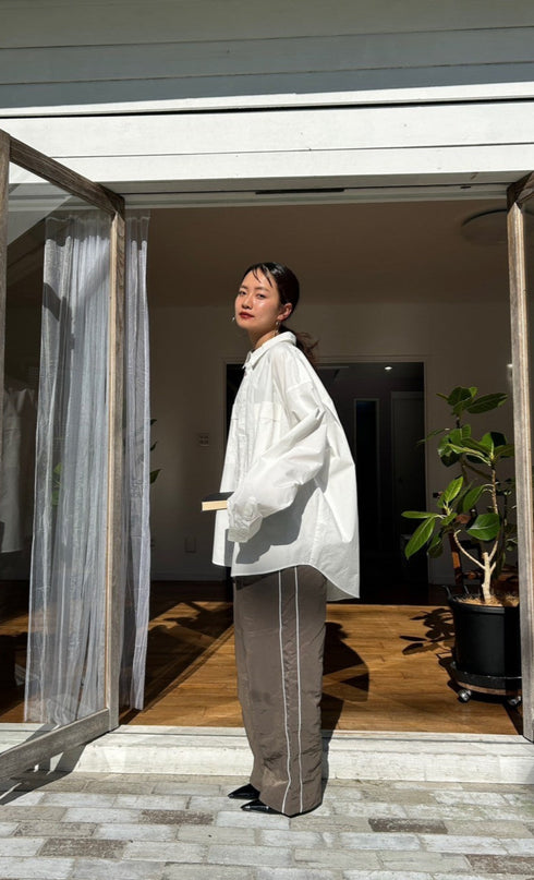 ナイロンラインパンツ