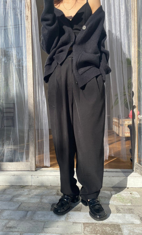 カラータックパンツ