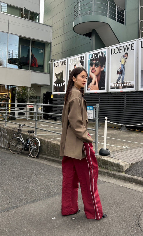 ナイロンラインパンツ